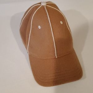 Tan Wool Baseball Hat